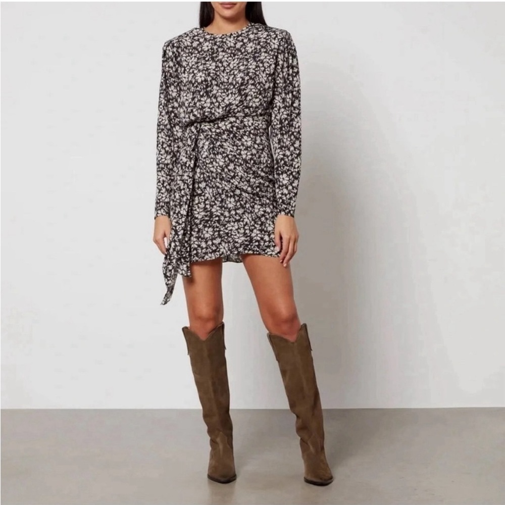 Isabel Marant Étoile Dulce Knotted Floral Dress Size 40 / US 8 NWOT